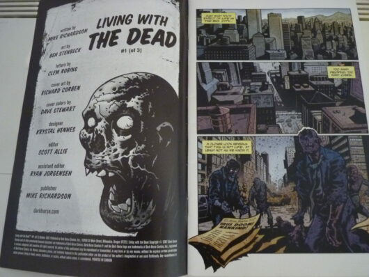 Living with the Dead 1 - Dark Horse Comics – Image 3