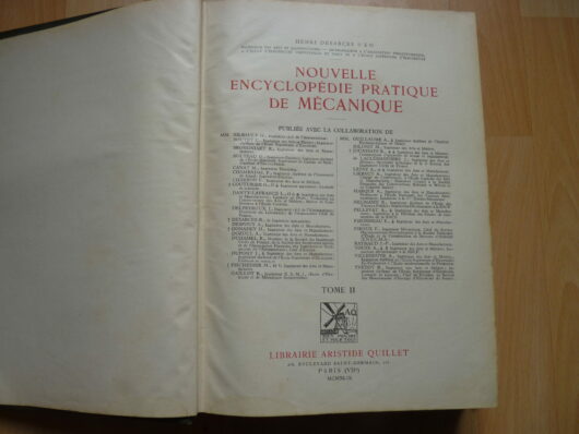 Nouvelle encyclopédie pratique de Mécanique - Henri  Desarces – Image 9
