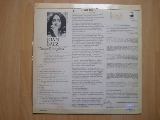 Joan Baez - Farewell Angelina – Image 2