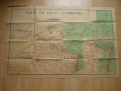 Carte du Front - première guerre mondiale