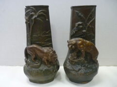 Paire vase Artrolle - Art déco
