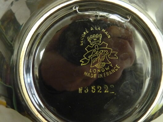 Assiette émaux de Longwy - fleurs – Image 4