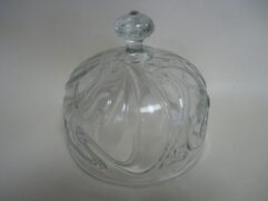 Cloche en verre bullée