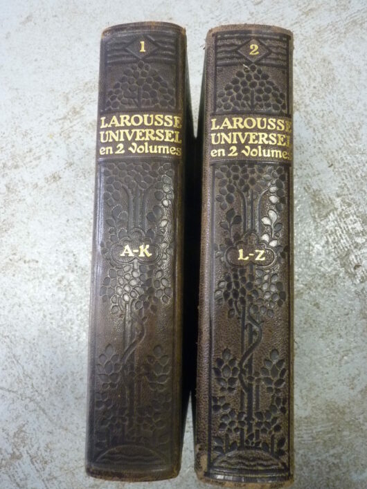 Larousse Universel en 2 volumes - 1922