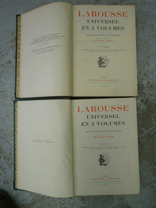 Larousse Universel en 2 volumes - 1922 – Image 3