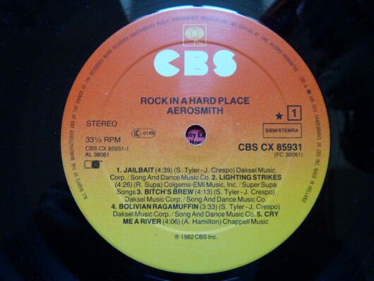 Aerosmith - Rock in a Hard Place – Image 5