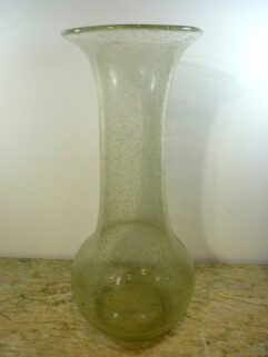 Grand vase verre bullé Biot