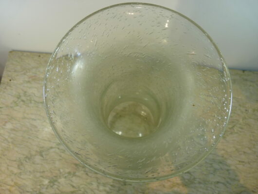 Grand vase verre bullé Biot – Image 4