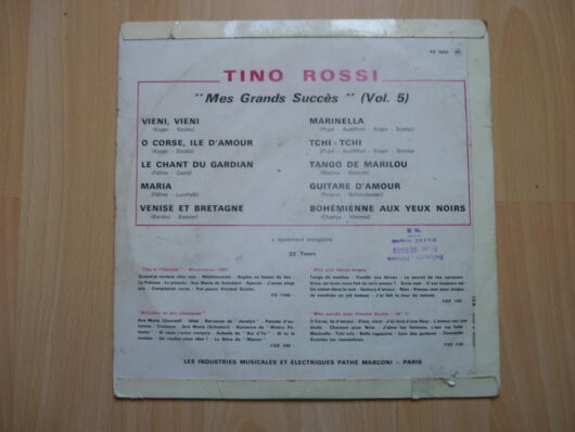 Tino Rossi - Mes grands succès vol 5 - Marinella – Image 2