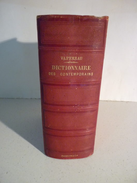 Dictionnaire universelle des contemporains - Vapereau - 1870