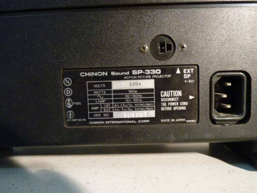 Projecteur super 8 sonore Chinon SP-330 – Image 5