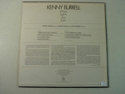 Kenny Burrell – When lights are low – Image 2
