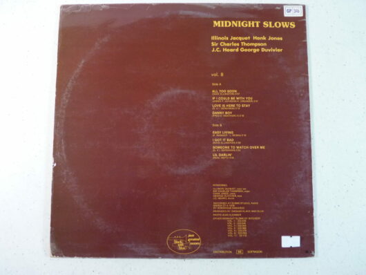 Illilois Jacquet – Midnight Slows Vol. 8 – Image 2