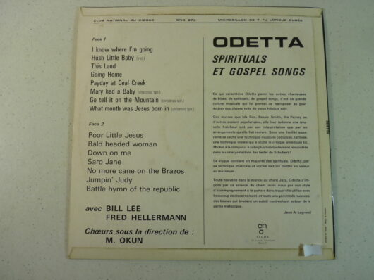 Odetta – Spirituals et gospel songs – Image 2