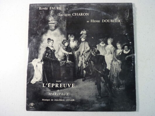 R.Faure J.Charon et H.Doublier dans l’épreuve de Marivaux