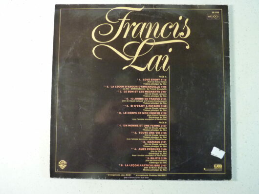 Francis Lai – Ses plus belles musiques de films – Image 3