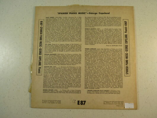George Copeland – Spanish piano music – Image 2
