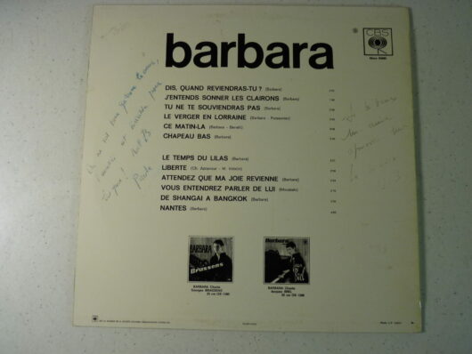 Barbara - Dis, quand reviendras-tu ? – Image 2