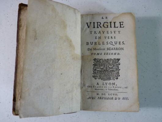Le Virgile travesty en vers burlesques - Tome 2 -  Paul Scarron (1697)