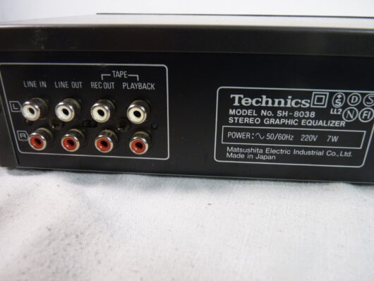 Equaliseur Technics SH-8038 – Image 8